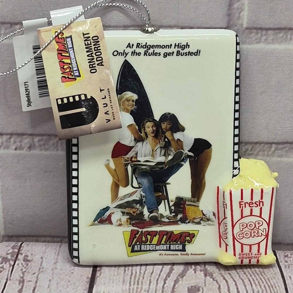 Fast Times at Ridgemont High Movie Poster Holiday Ornament, Walmart Exclusive‎